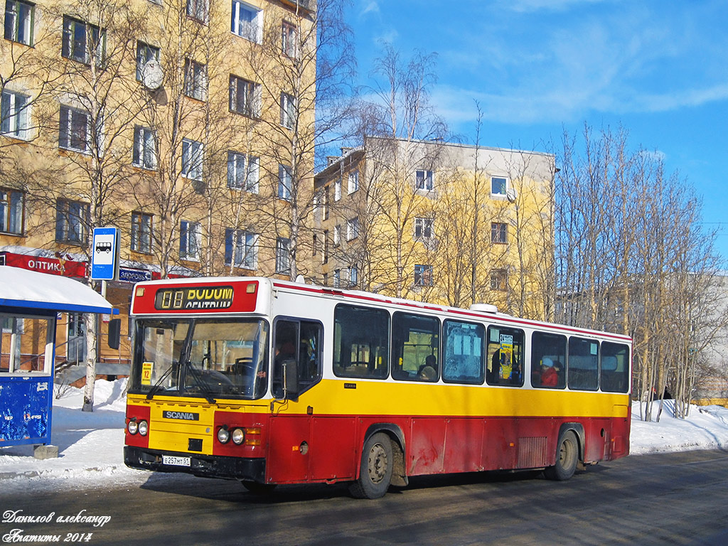 Мурманская область, Scania CN112CL № Е 257 МТ 51