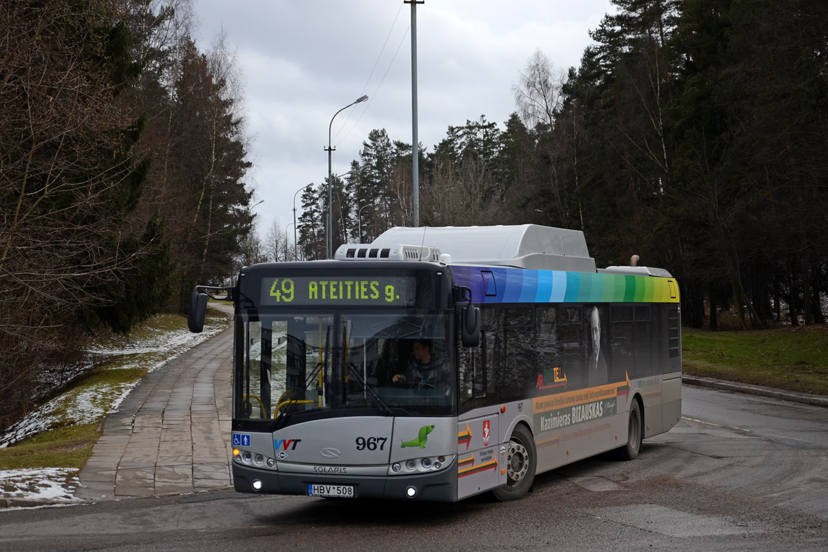 Литва, Solaris Urbino III 12 CNG № 967