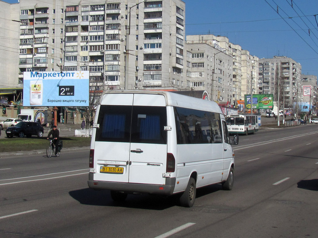 Полтавская область, Mercedes-Benz Sprinter W903 311CDI № BI 3030 AA