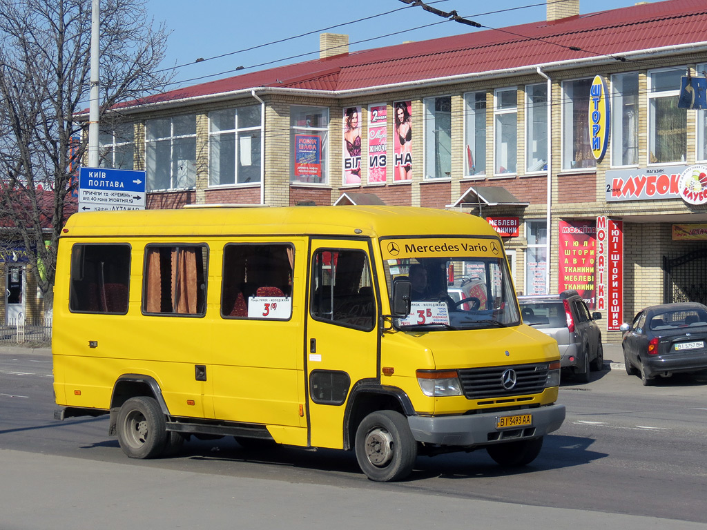 Полтавская область, Mercedes-Benz Vario 612D № BI 3493 AA