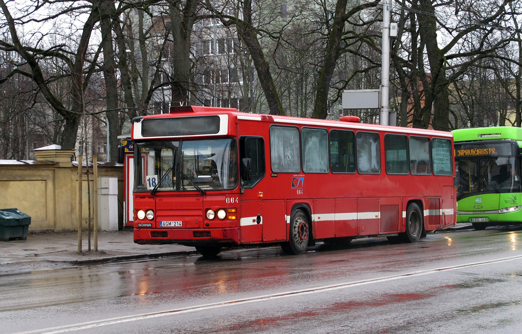 Литва, Scania CN113CLB № 664