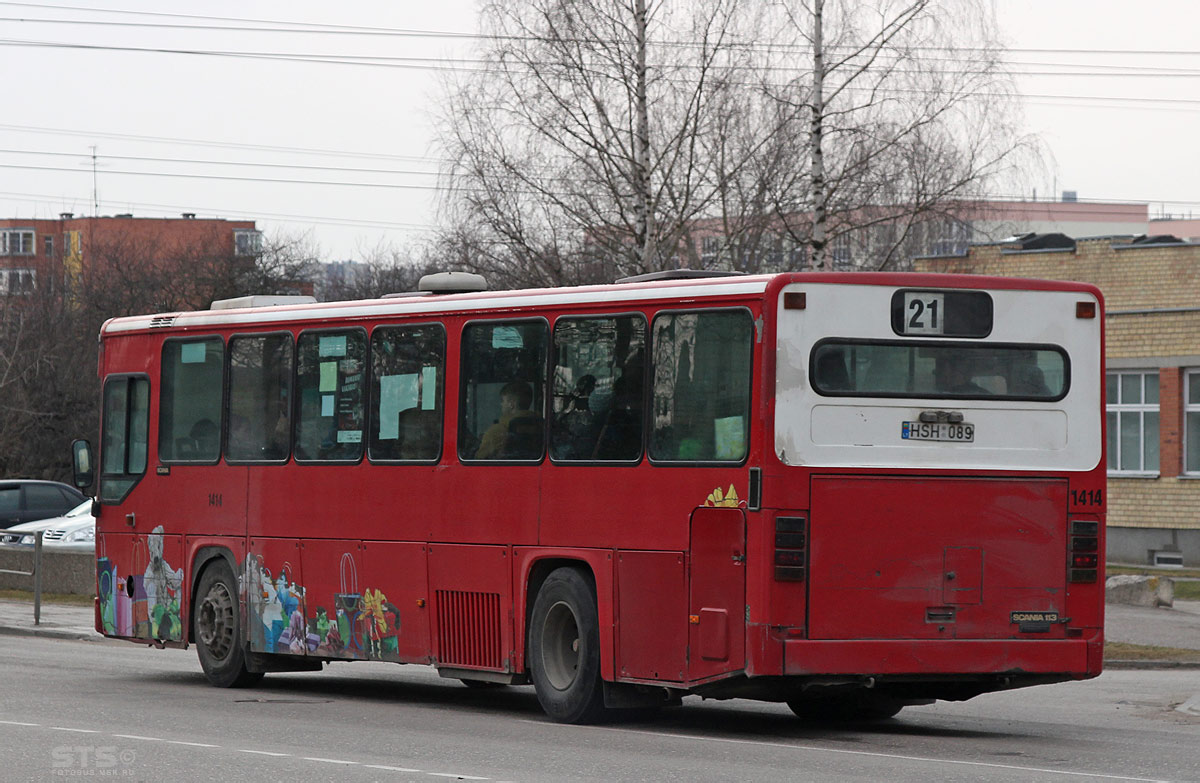 Литва, Scania CN113CLB № 1414
