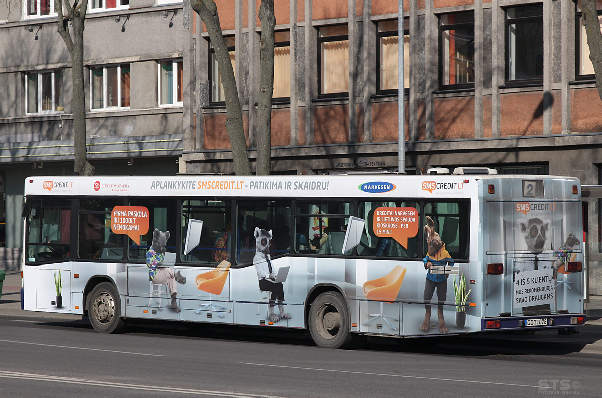 Литва, Mercedes-Benz O405N2 (France) № GDT 078