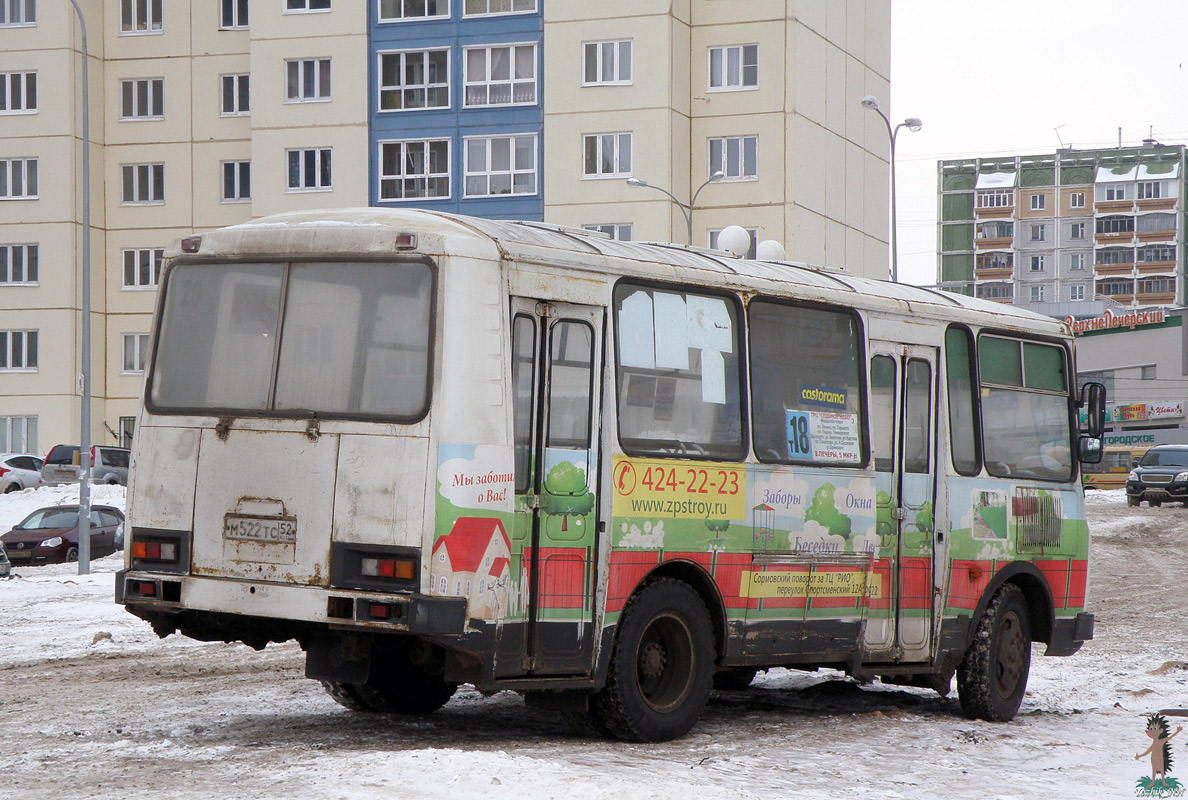 Нижегородская область, ПАЗ-32053 № М 522 ТС 52