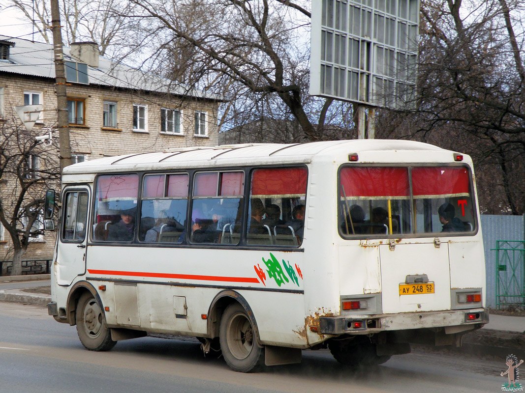 Нижегородская область, ПАЗ-32054 № АУ 248 52