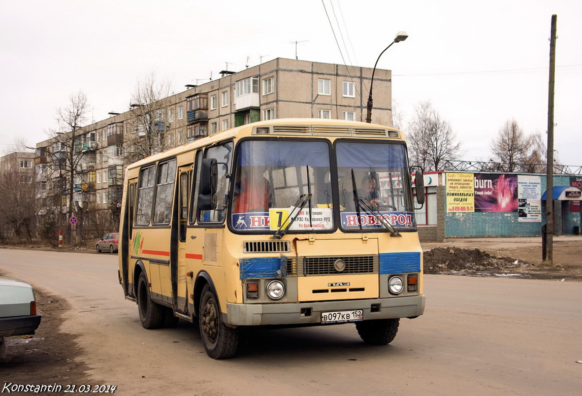 Нижегородская область, ПАЗ-32054 № В 097 КВ 152