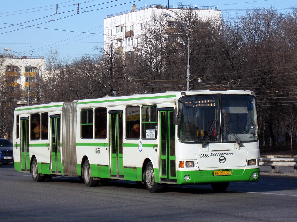 Москва, ЛиАЗ-6212.01 № 13555