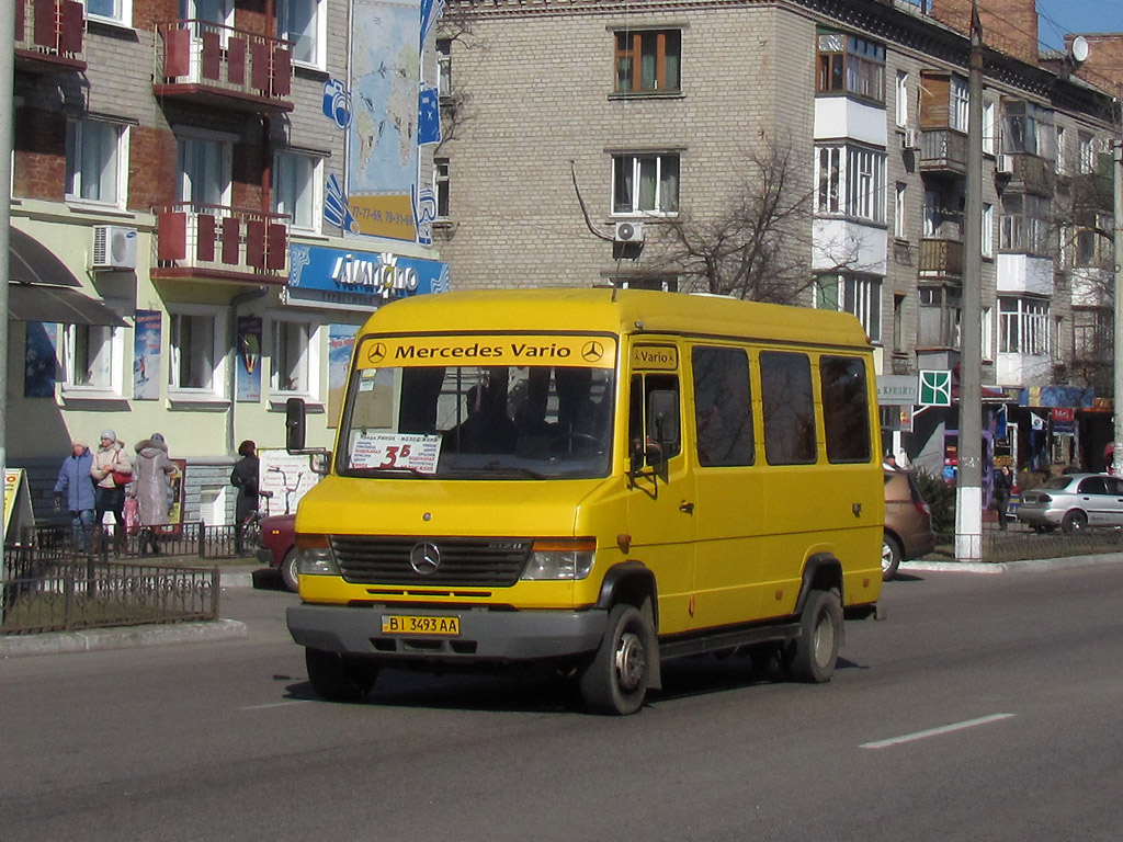 Полтавская область, Mercedes-Benz Vario 612D № BI 3493 AA