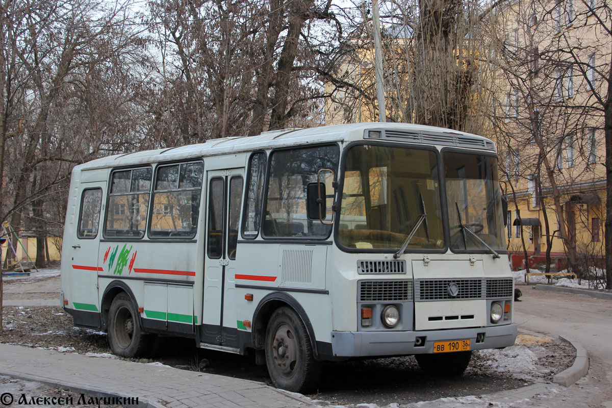 Варонежская вобласць, ПАЗ-32053-07 № ВВ 190 36