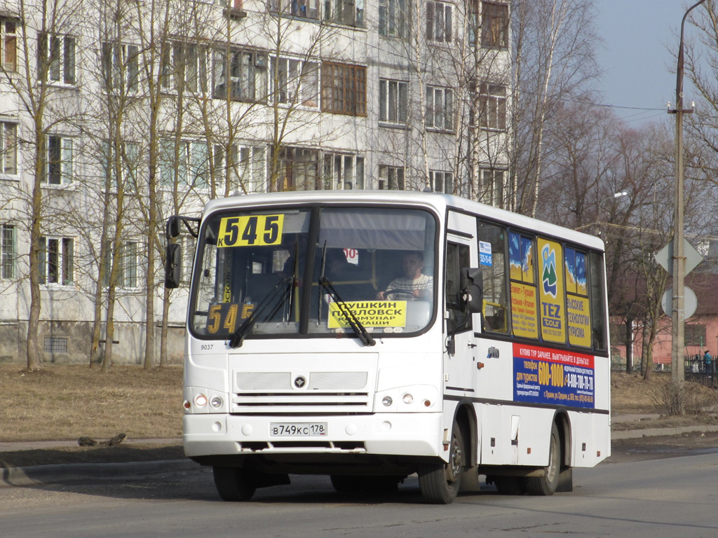 Санкт-Петербург, ПАЗ-320402-05 № 9037