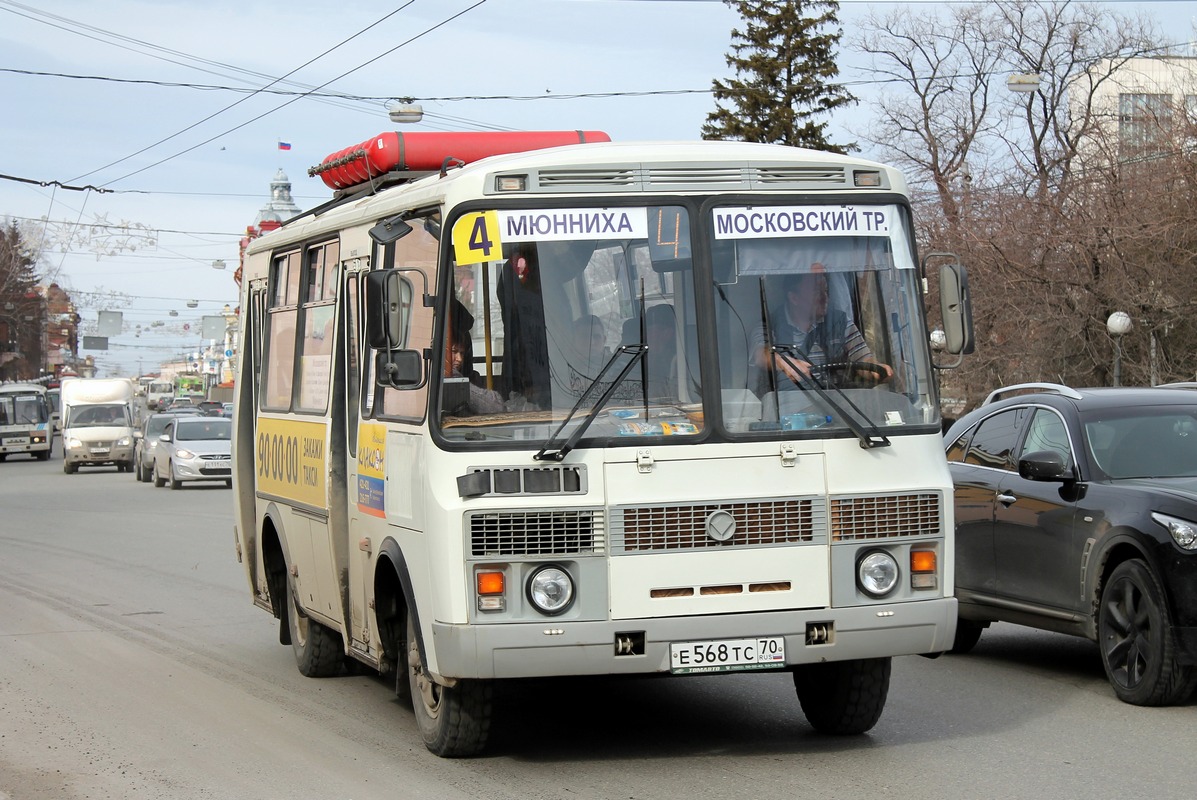 Томская область, ПАЗ-32054 № Е 568 ТС 70