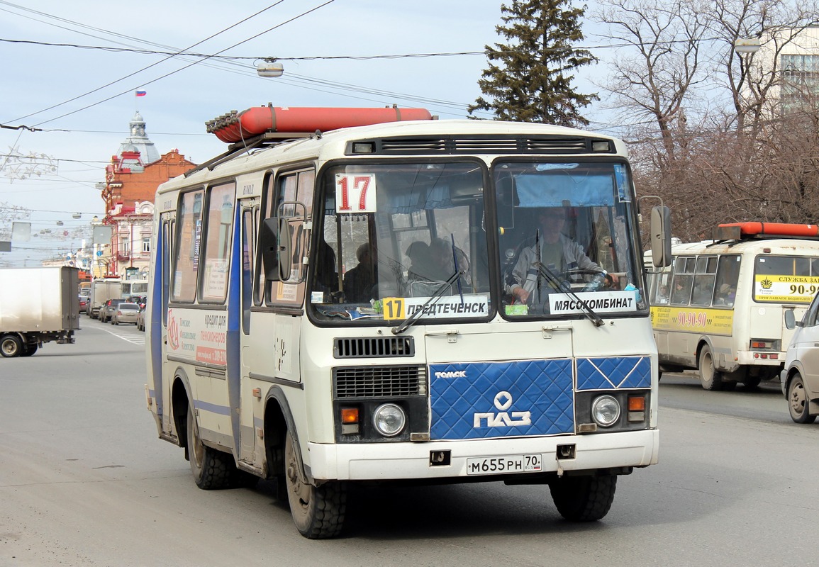 Томская область, ПАЗ-3205-110 № М 655 РН 70