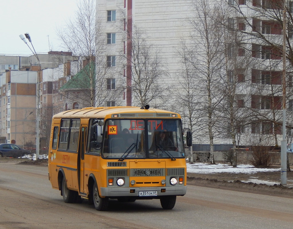 Тверская область, ПАЗ-32053-70 № А 351 ОК 69