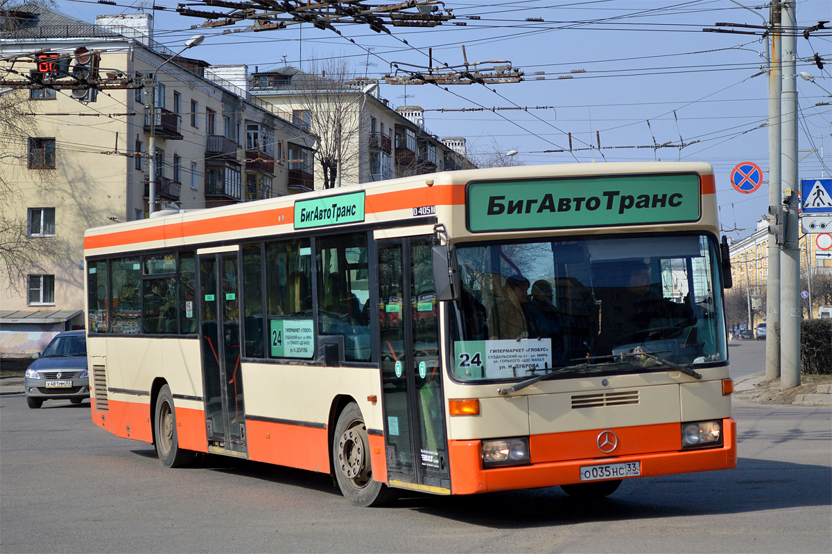 Владимирская область, Mercedes-Benz O405N2 № О 035 НС 33