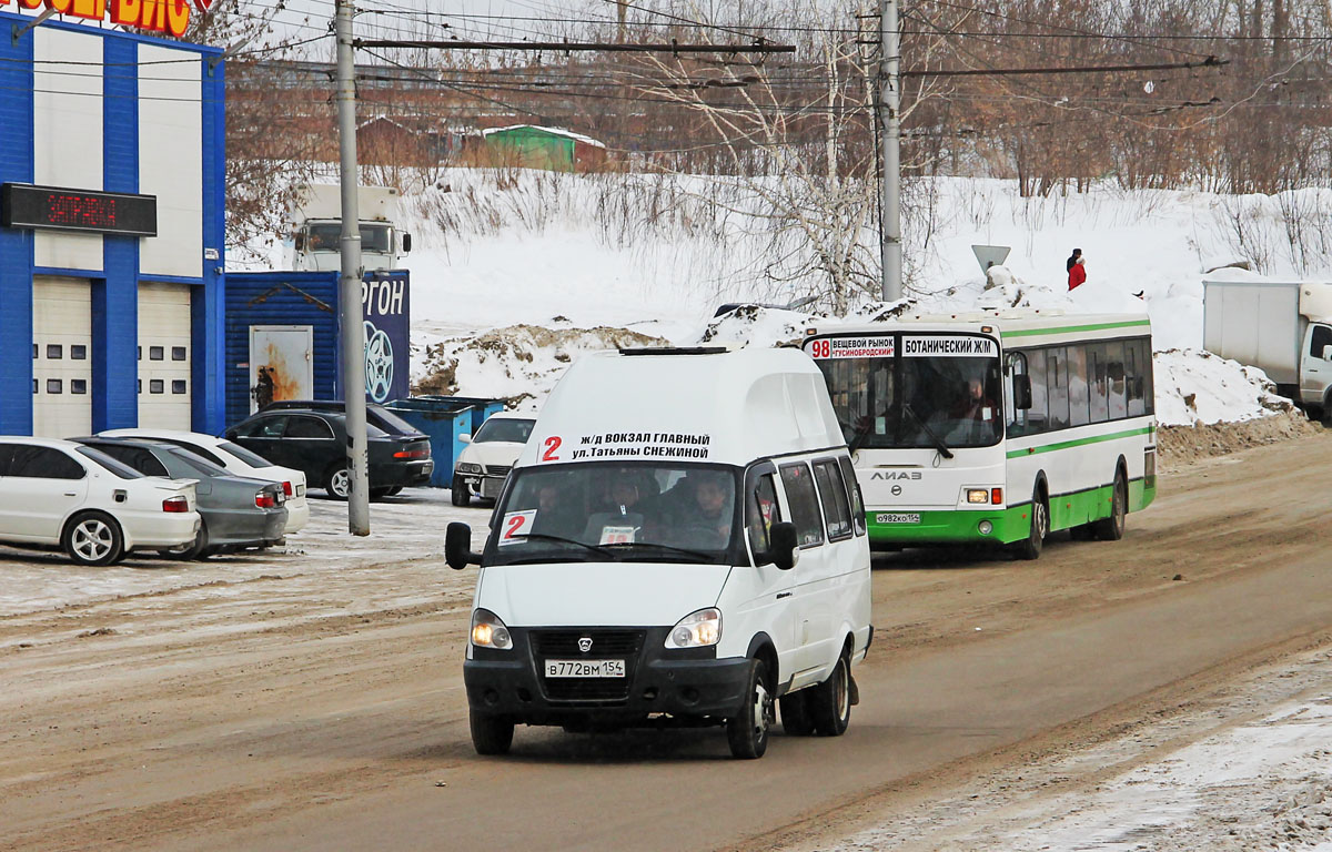 Novosibirsk region, Luidor-225000 (GAZ-322133) № В 772 ВМ 154