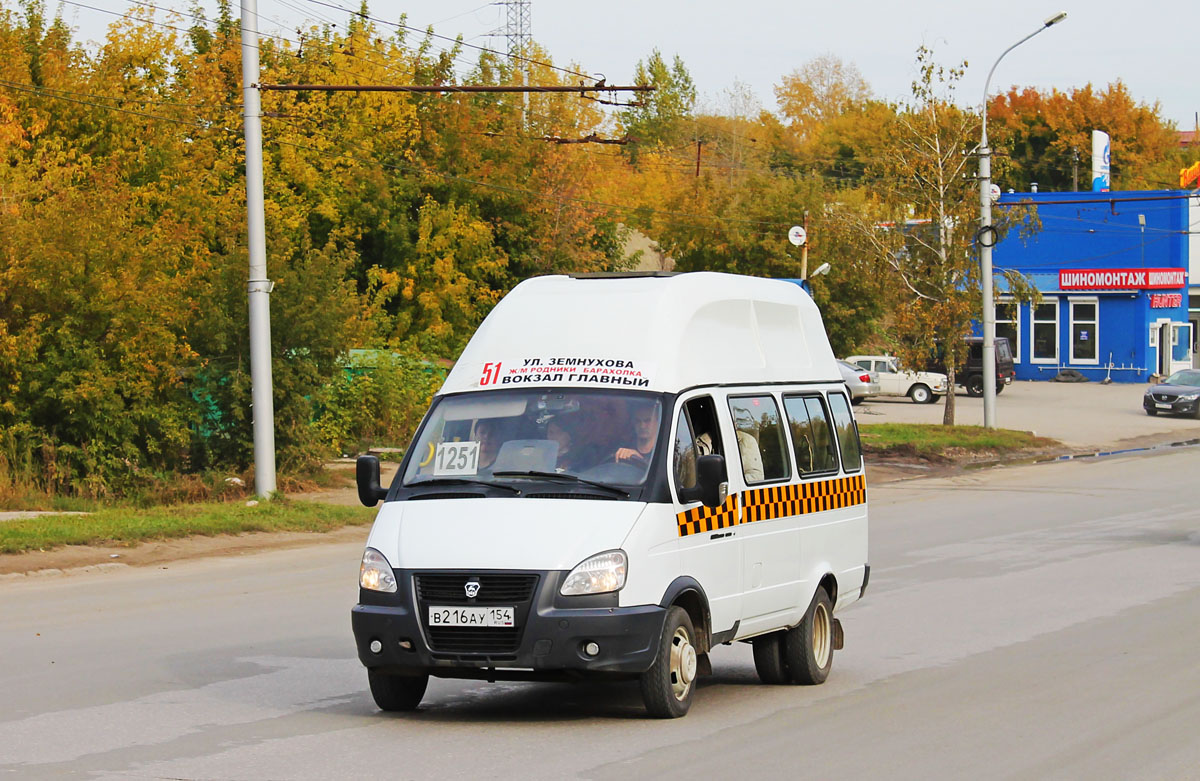 Новосибирская область, Луидор-225000 (ГАЗ-322133) № В 216 АУ 154