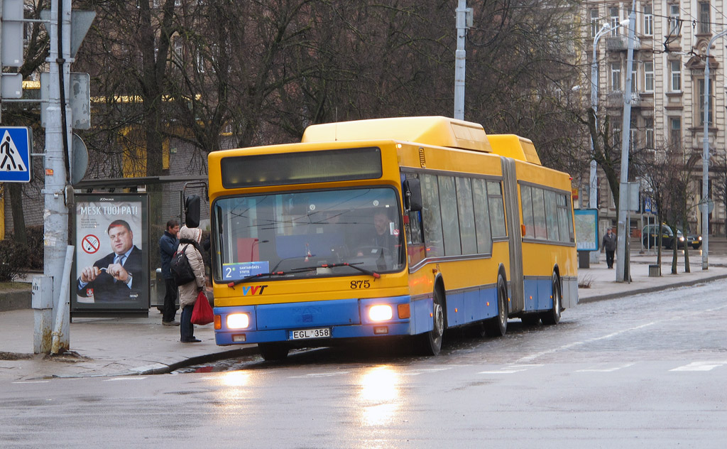 Литва, MAN A18 NG232 CNG № 875