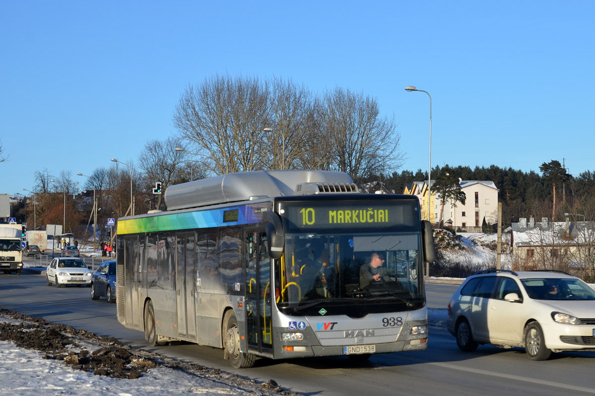 Литва, MAN A21 Lion's City NL273 CNG № 938