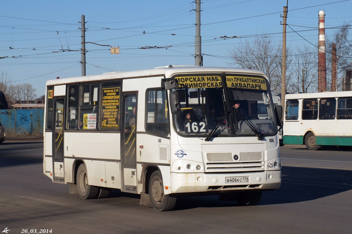 Санкт-Петербург, ПАЗ-320402-05 № 406