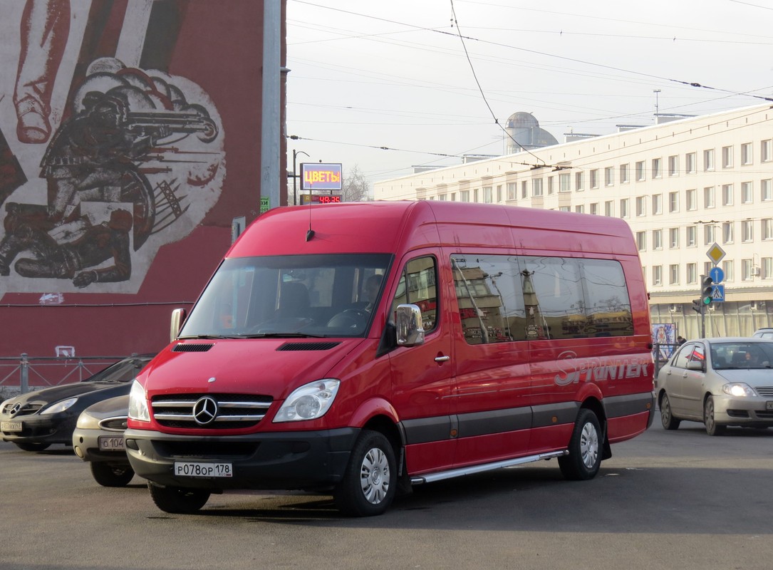 Санкт-Петербург, Mercedes-Benz Sprinter W906 313CDI № Р 078 ОР 178