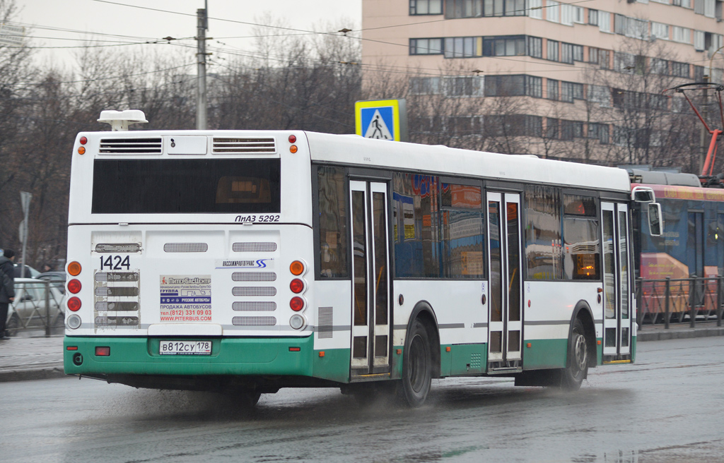 Санкт-Петербург, ЛиАЗ-5292.60 № 1424