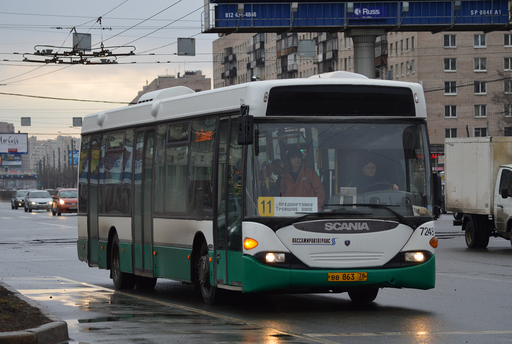 Saint Petersburg, Scania OmniLink I (Scania-St.Petersburg) # 7248