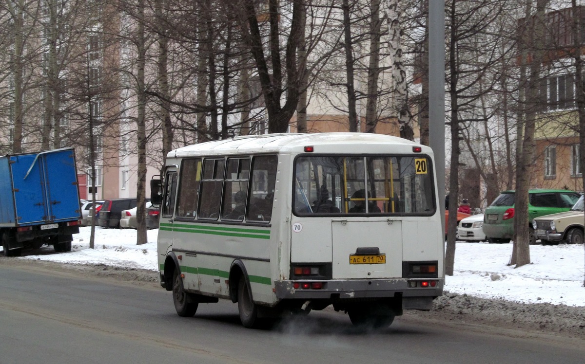 Томская область, ПАЗ-32054 № АС 611 70