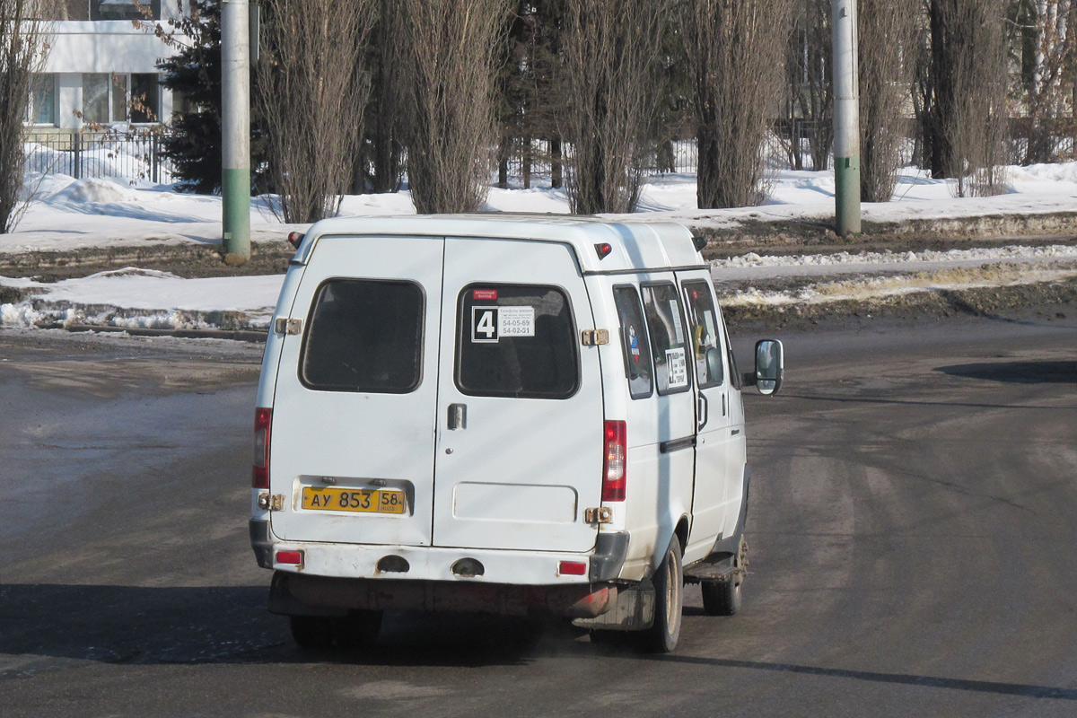 Пензенская область, ГАЗ-322120 (X96) № АУ 853 58