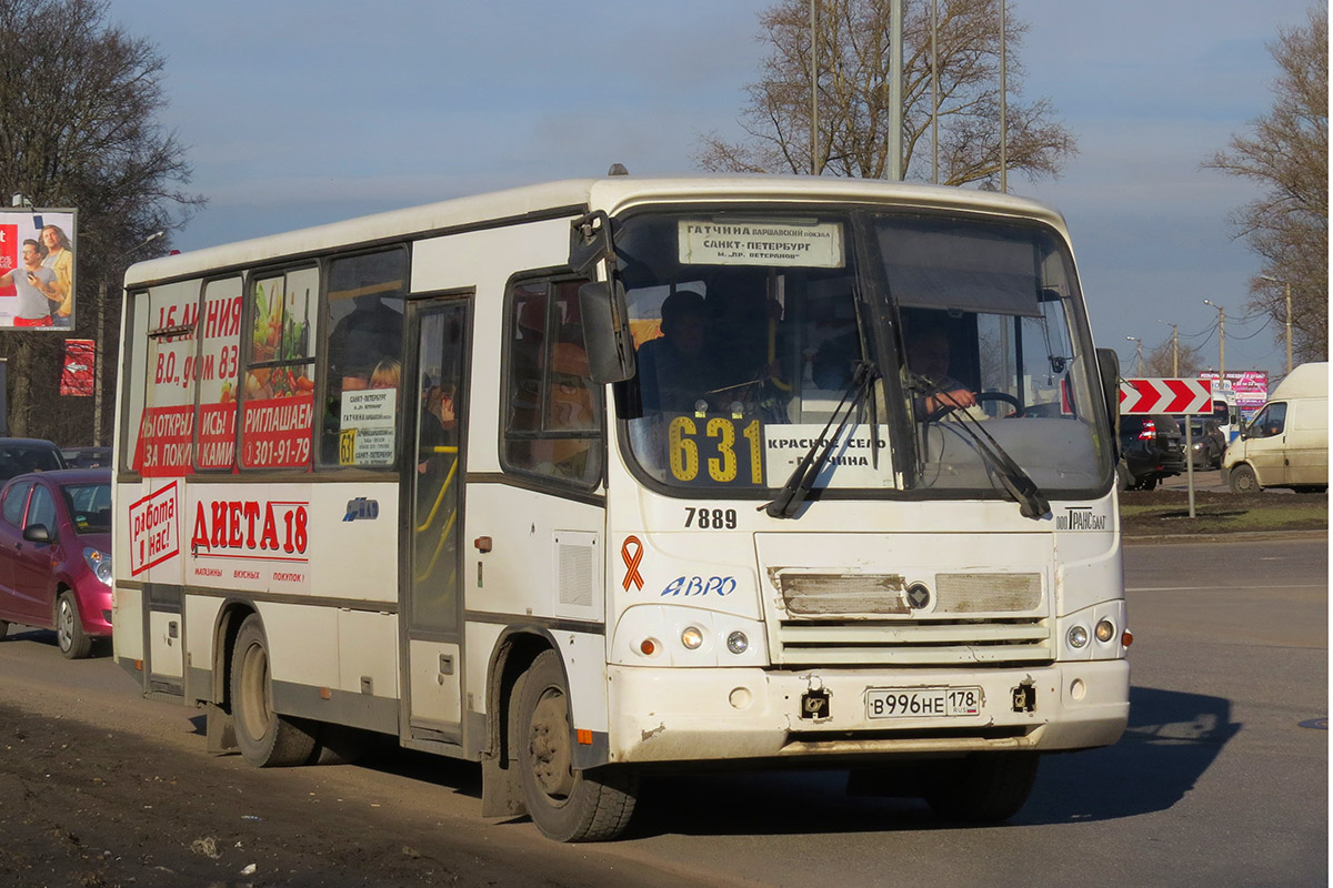 Ленинградская область, ПАЗ-320402-05 № 7889