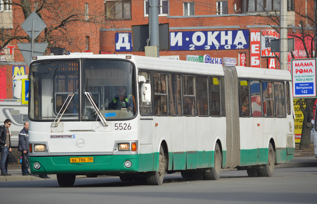 Санкт-Петербург, ЛиАЗ-6212.01 № 5526