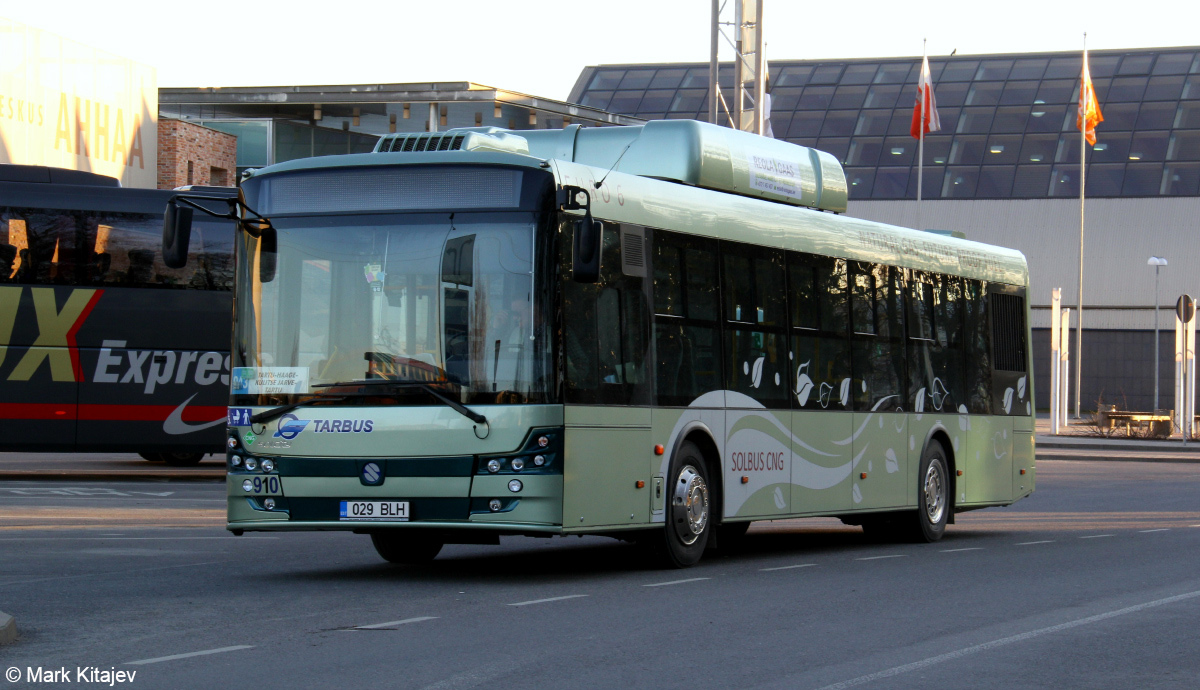 Эстония, Solbus Solcity SM12 CNG № 910