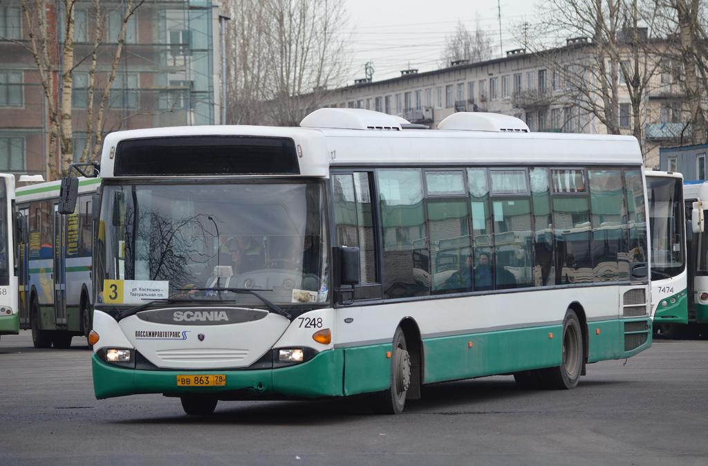 Санкт-Петербург, Scania OmniLink I (Скания-Питер) № 7248