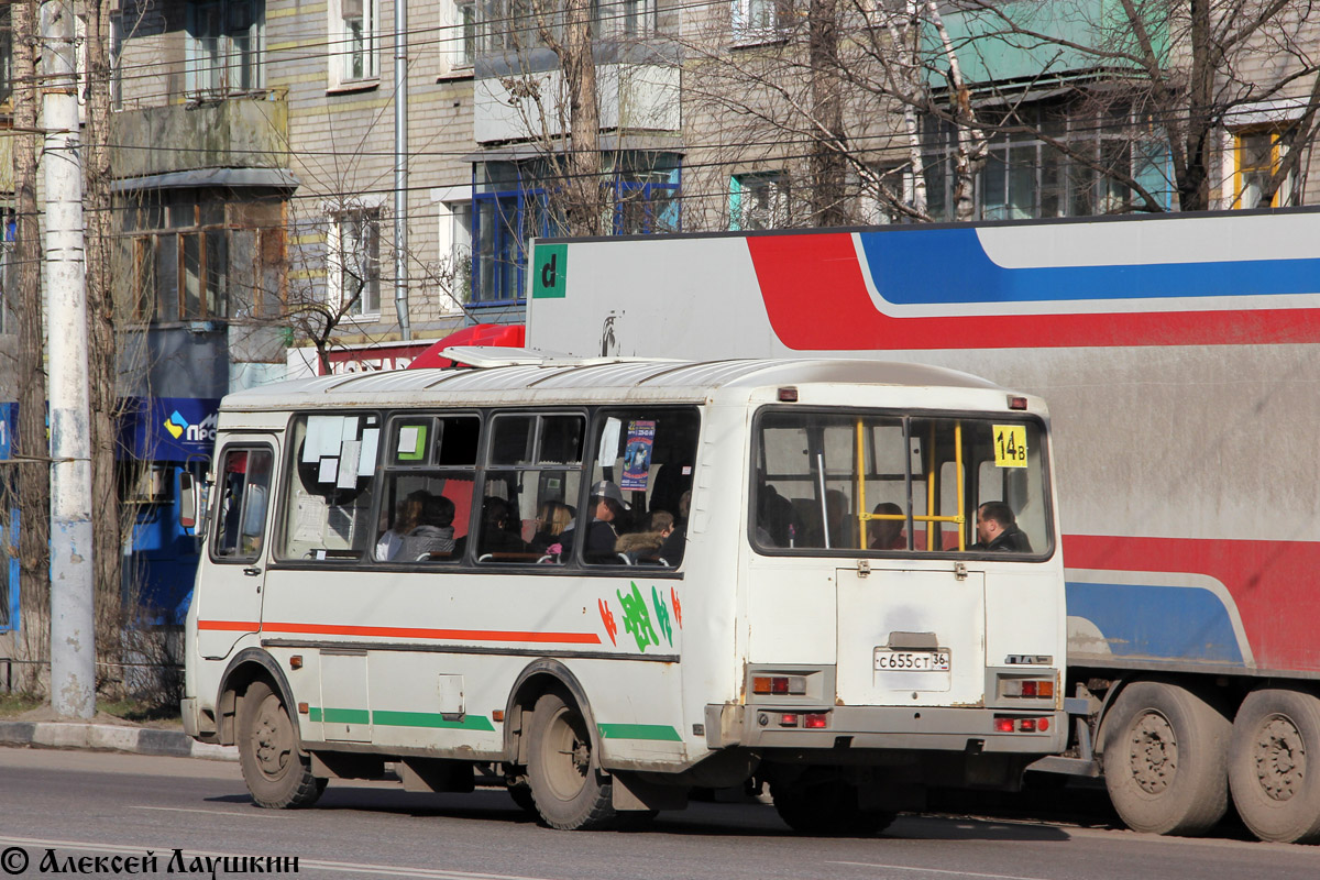 Voronezh region, PAZ-32054 # С 655 СТ 36