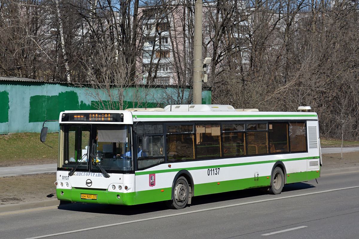 Москва, ЛиАЗ-5292.21 № 01137