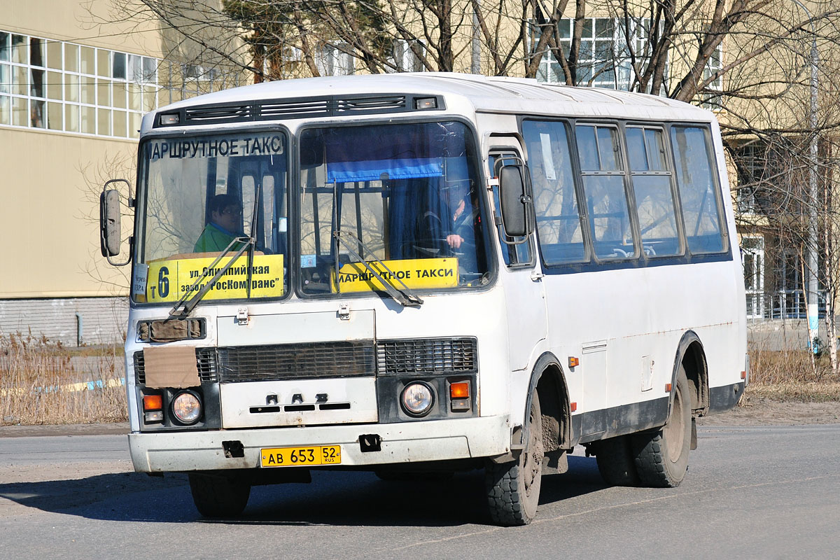 Нижегородская область, ПАЗ-32054 № АВ 653 52