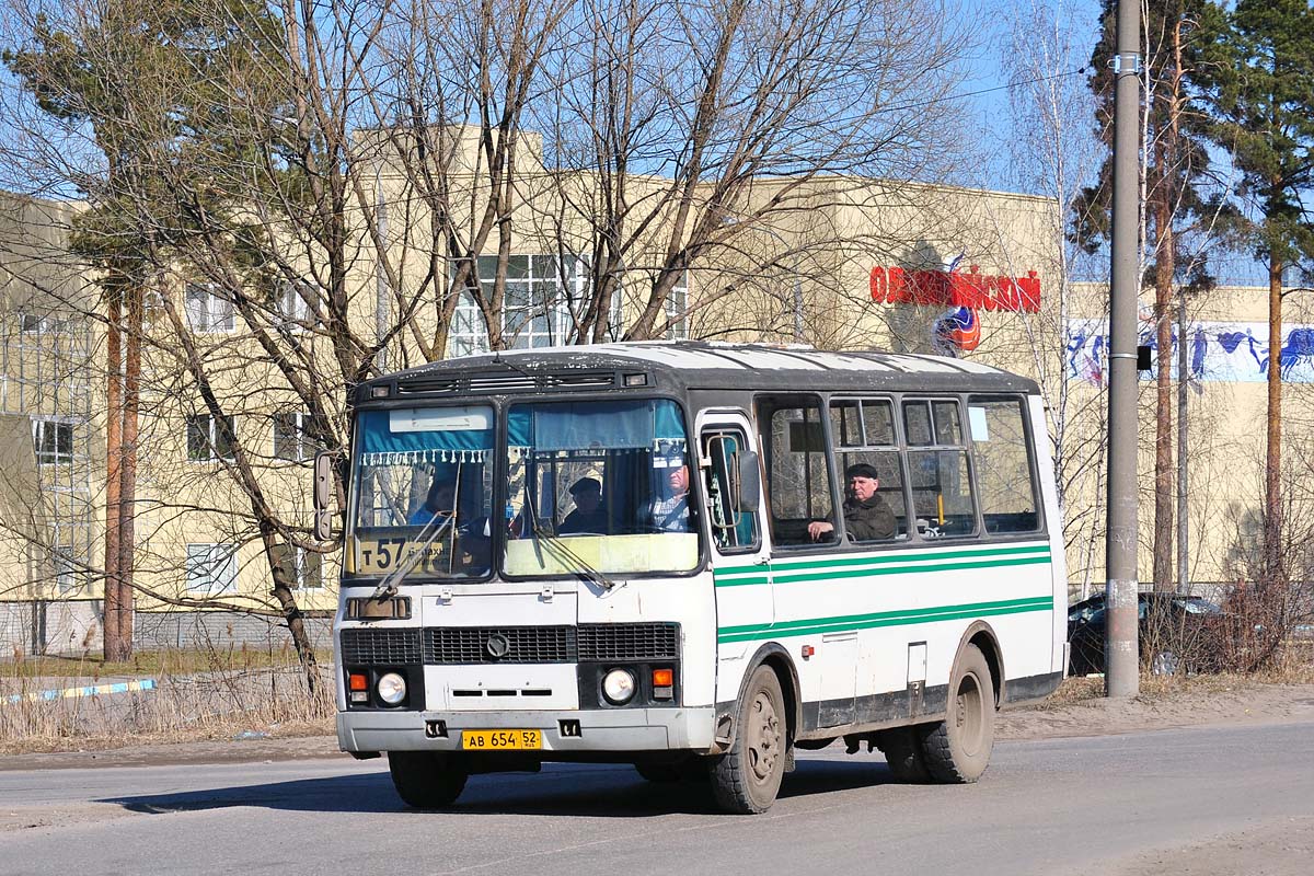 Нижегородская область, ПАЗ-32054 № АВ 654 52