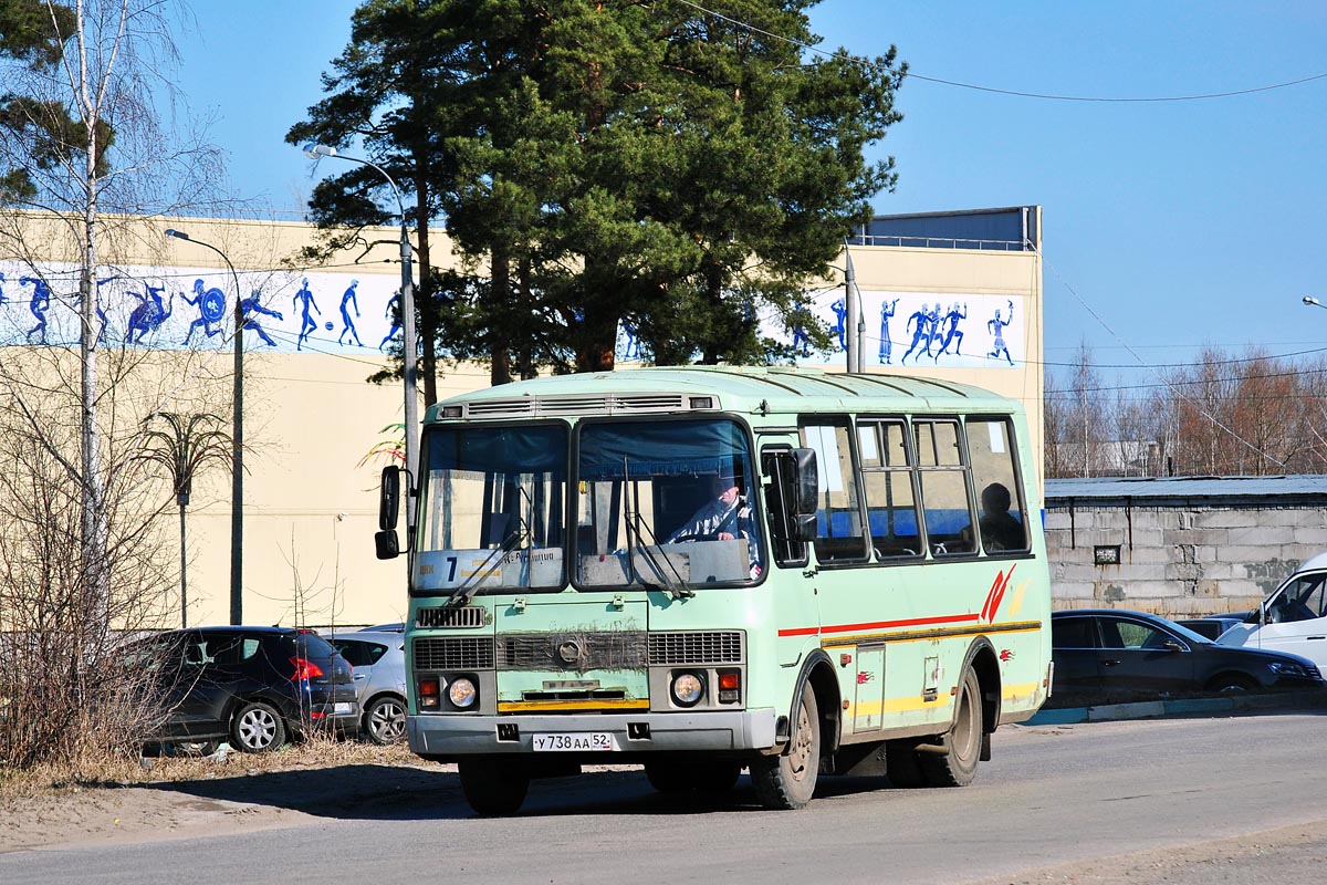 Нижегородская область, ПАЗ-32054 № У 738 АА 52