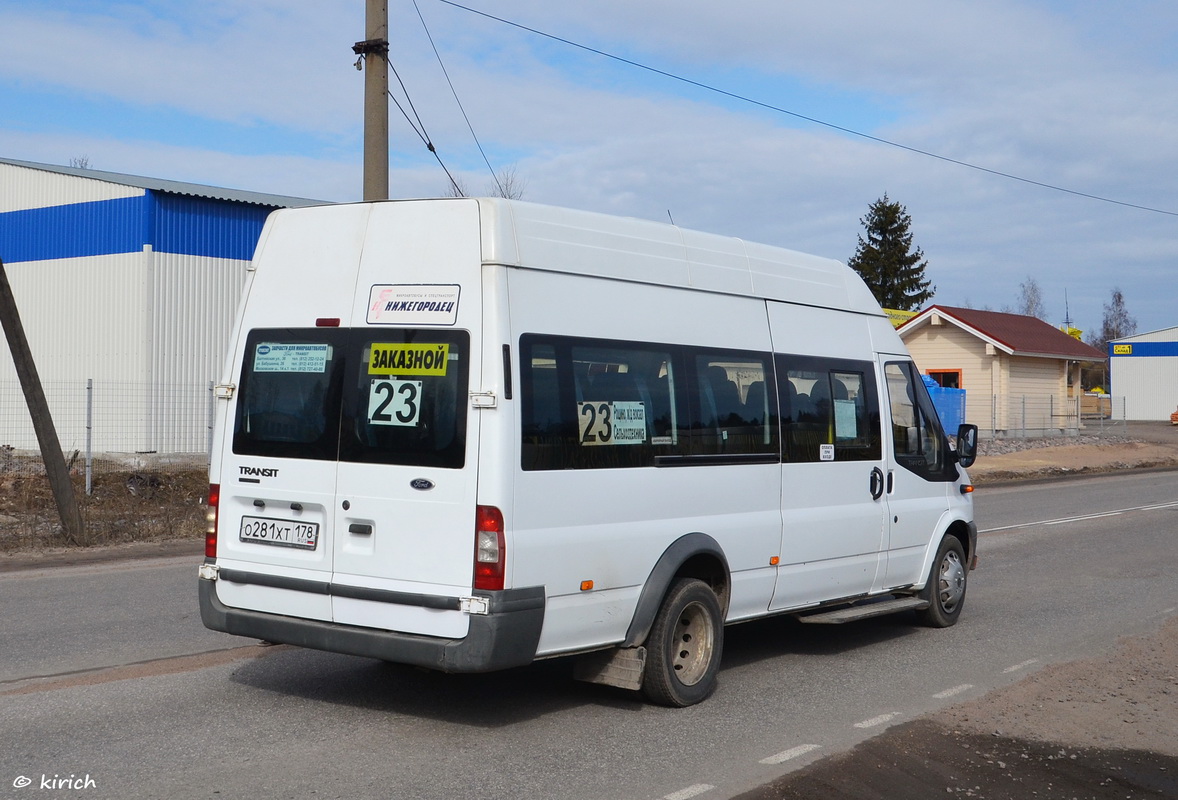 Sankt Peterburgas, Nizhegorodets-222702 (Ford Transit) Nr. О 281 ХТ 178