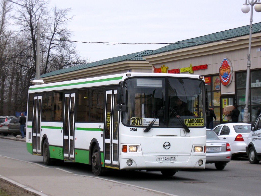 Санкт-Петербург, ЛиАЗ-5293.60 № 3654