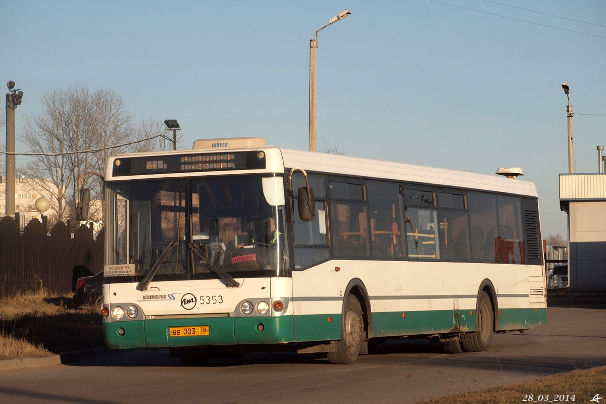 Sankt Petersburg, LiAZ-5292.20 Nr 5353