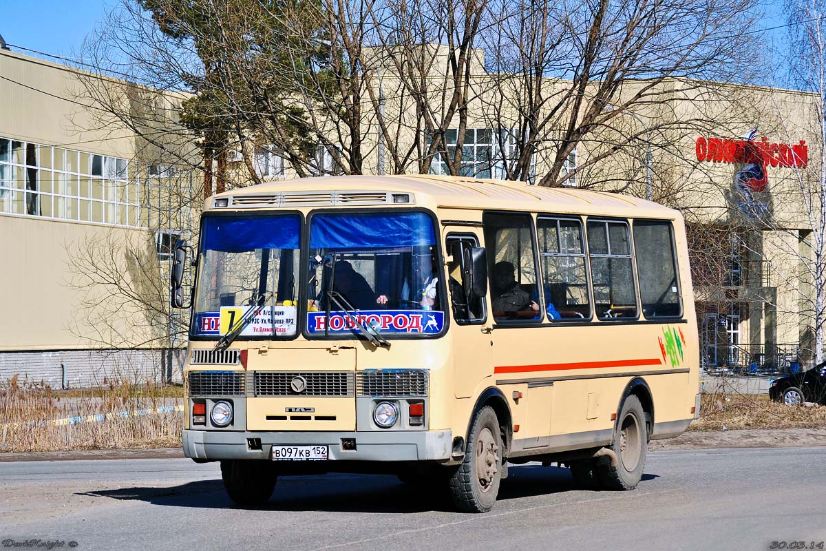 Нижегородская область, ПАЗ-32054 № В 097 КВ 152