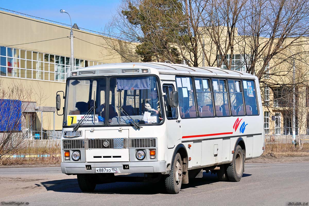 Нижегородская область, ПАЗ-4234 № К 887 ХО 152