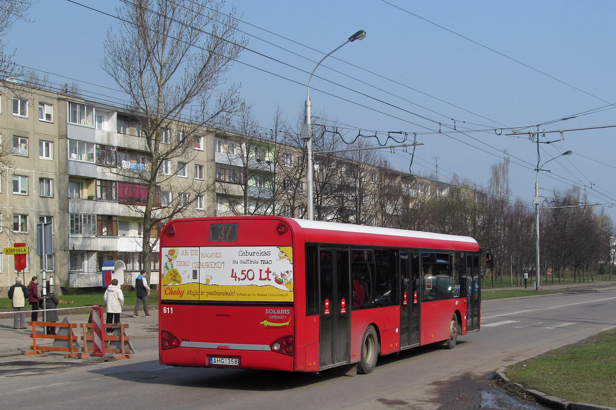 Литва, Solaris Urbino II 12 № 611