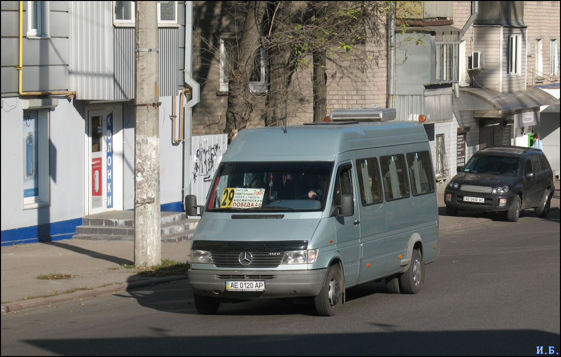 Dnepropetrovsk region, Mercedes-Benz Sprinter W904 412D № AE 0120 AP