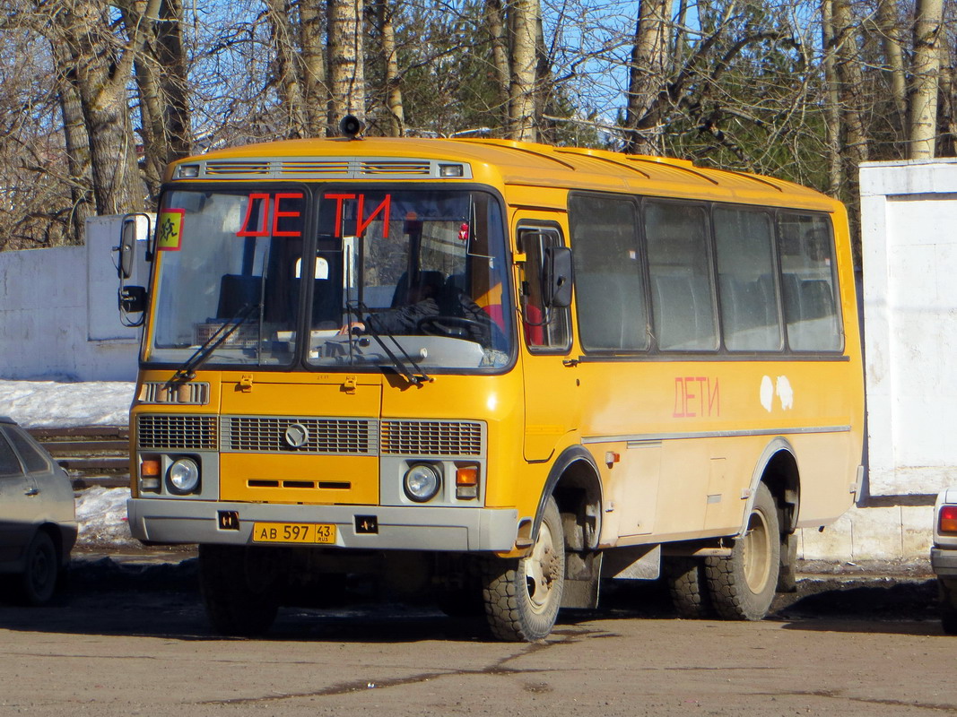 Кировская область, ПАЗ-320608-110-70 № АВ 597 43