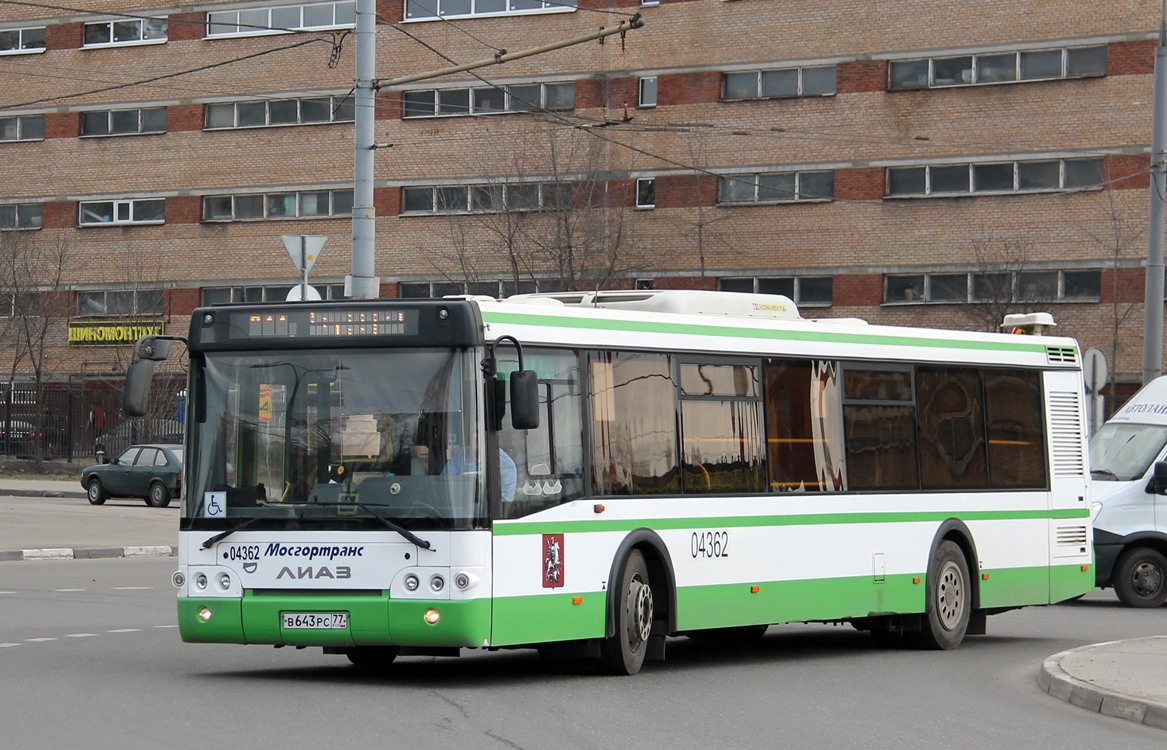 Москва, ЛиАЗ-5292.22 (2-2-2) № 04362