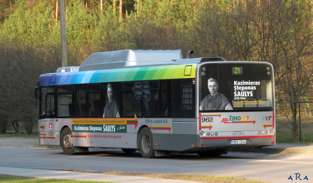 Литва, Solaris Urbino III 12 CNG № 962