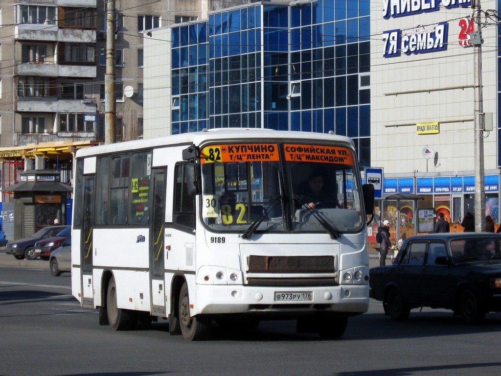 Санкт-Петербург, ПАЗ-320402-05 № 9189