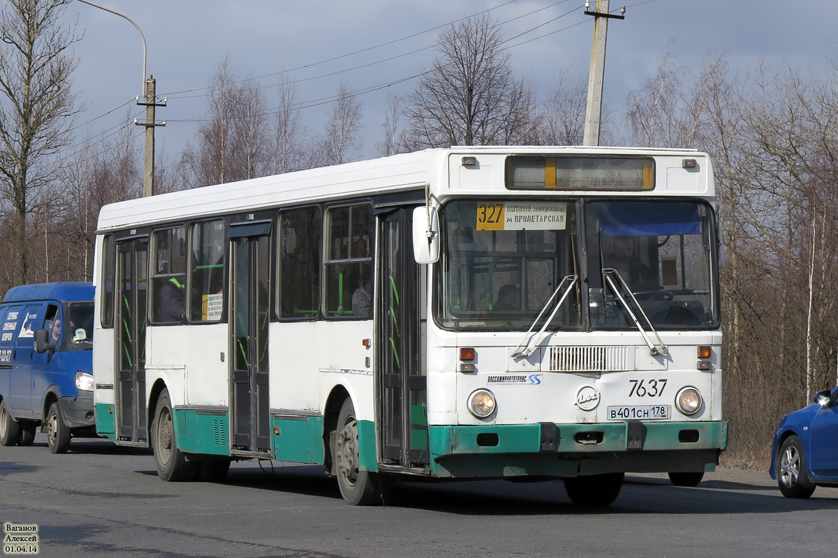 Sanktpēterburga, LiAZ-5256.25 № 7637