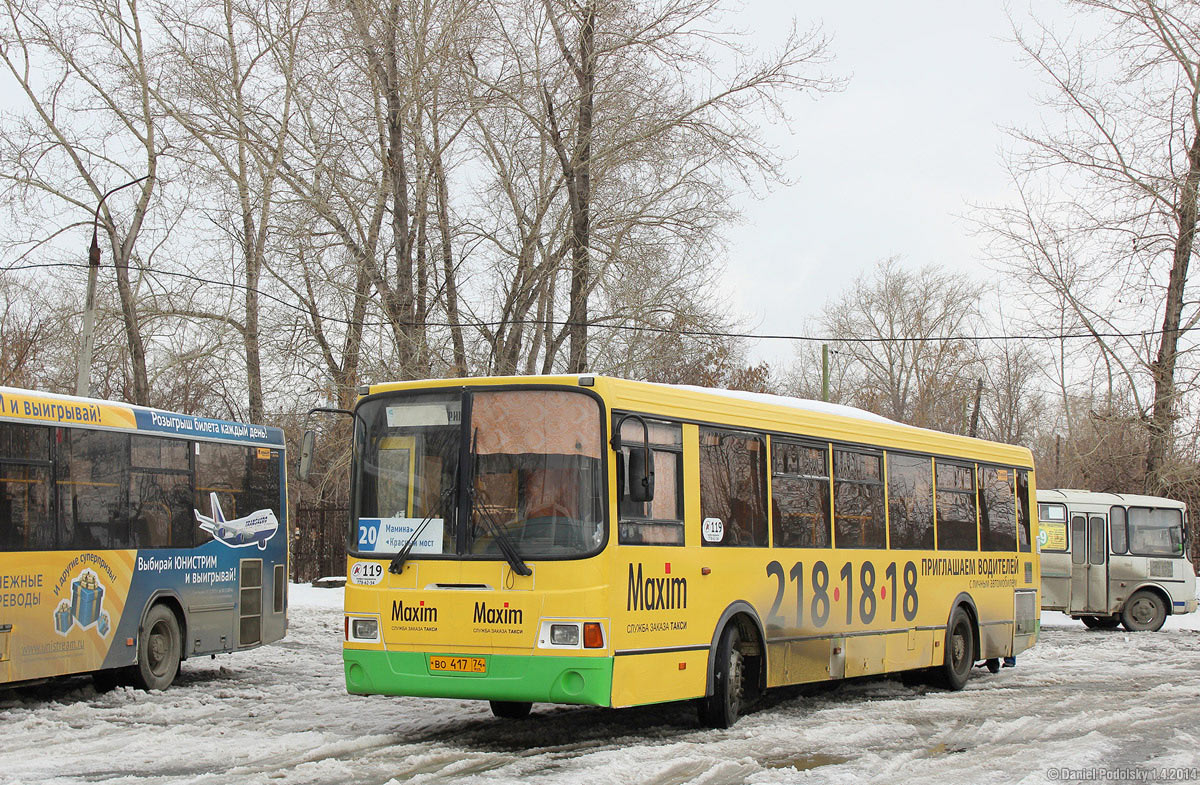 Челябинская область, ЛиАЗ-5256.53 № 119